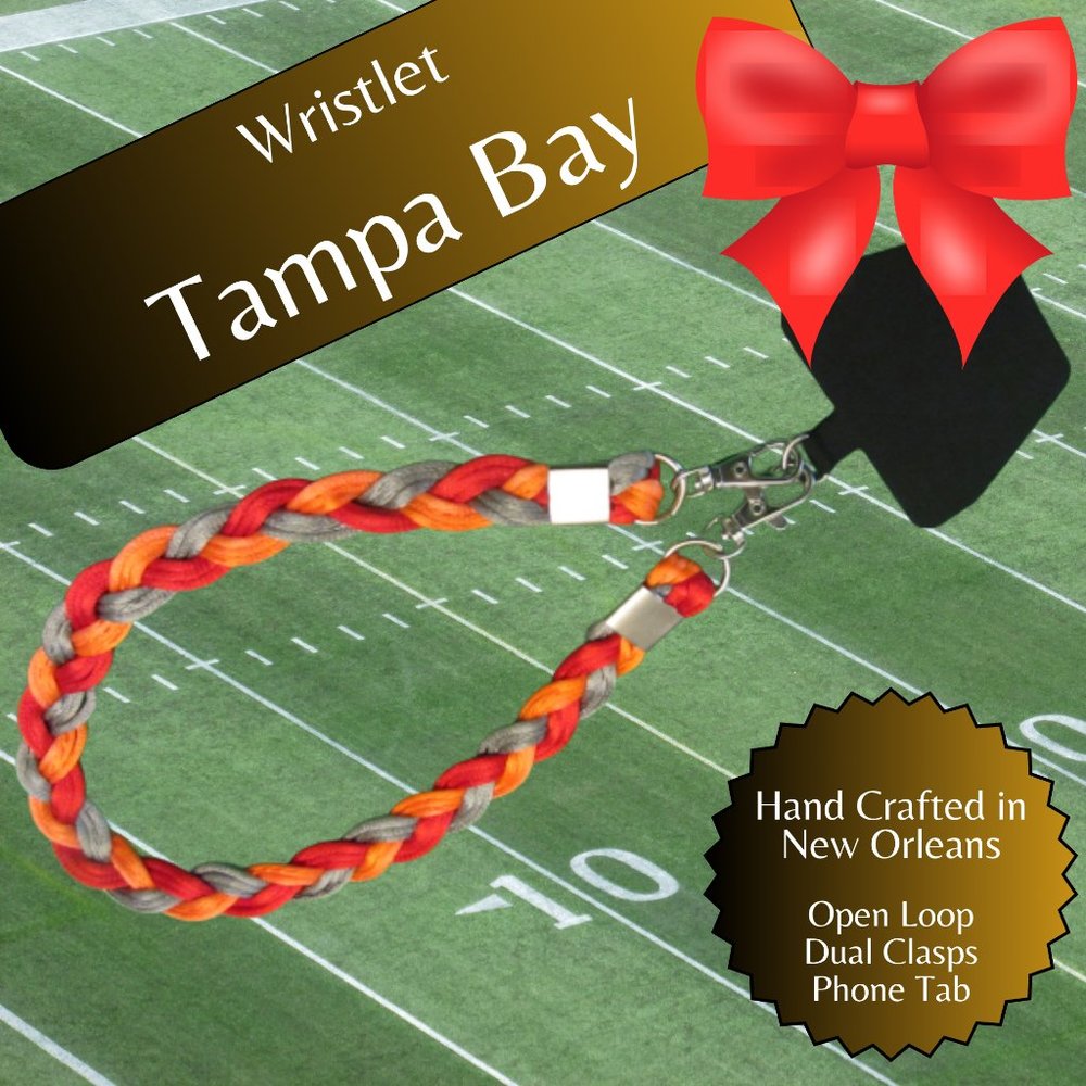 Braided Universal Phone Wristlet, Tampa Bay Football, Sports Team Co…